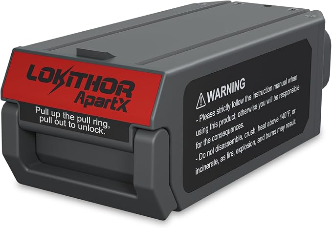 LOKITHOR LIPO 12V 1500 Amp Separate Jump Starter Battery Compatible for ApartX(Battery only)