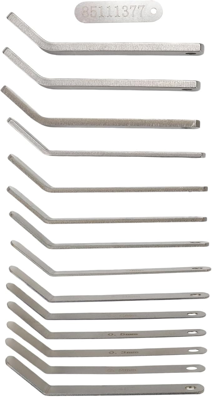 Feeler Gauge Jake Brake Tool Set Compatible with Volve Mack MP7 MP8 MP10 D12 D13 D16 Engines Intake & Exhaust Valve Adjustment Kit (14 PCs) Replaces 88880053 88880052 85111377