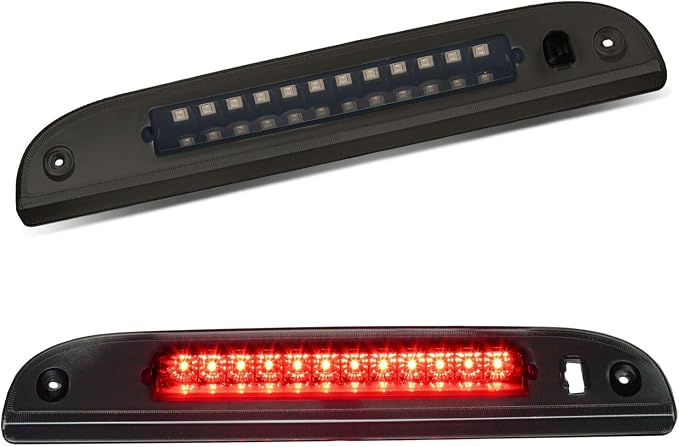 Third 3rd Brake Light LED for 2002-2010 Ford Explorer, 2008-2012 Ford Escape High Mount Rear Brake Lights Assembly, Waterproof Center Cab Lamp Stop Light (Black)