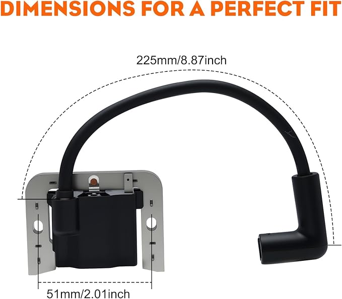 Hipa 7000 Series Ignition Coil Magneto Replace Kohler KH-32-584-06-S 32 584 06-S for Kohler KT725 KT735 KT610 KT715 KT740 ZT720 ZT730 Engines