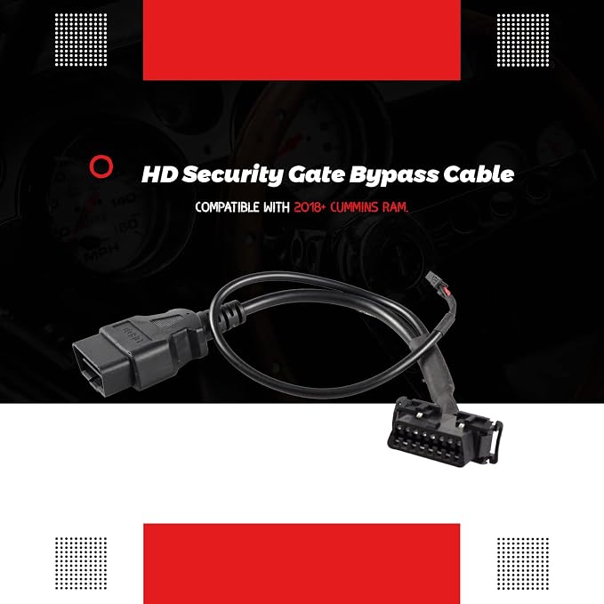 HD Security Gate Bypass Cable,OBD2 Detection Harness.