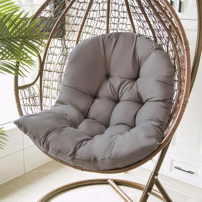 Hammock Swing Chair Cushion, Hanging Basket Seat Cushion Pillow, Soft Hanging Egg Chair Back Cushions Pads, for Indoor and Outdoor Garden Offices
