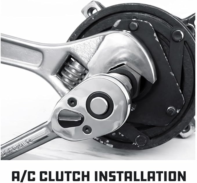 Powerbuilt A/C Air Conditioning Clutch Removal and Installation Tool Kit for Automotive Car Repair - 648747