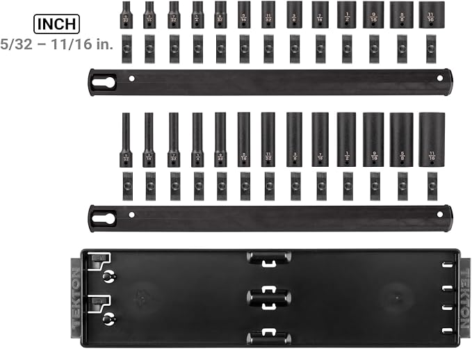 TEKTON 1/4 Inch Drive Impact Socket Set, 26-Piece | SID90203