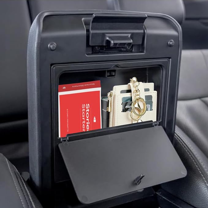 3PCS Center Console Organizer for 2025 2026 Toyota 4Runner 6th Gen Accessories Interior Insert Armrest Storage Tray and Hidden Storage Box and Dashboard Storage Box