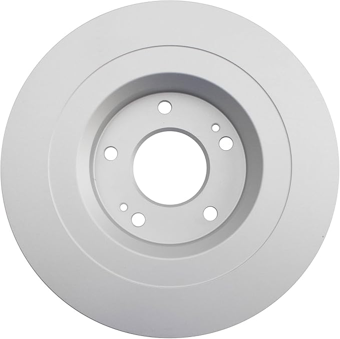 TRQ Rear Brake Rotor Set G Coated Solid Compatible with 2018-2024 Mitsubishi Eclipse Cross 2014-2020 Outlander 2018-2022, PHEV 2013-2024 Outlander Sport