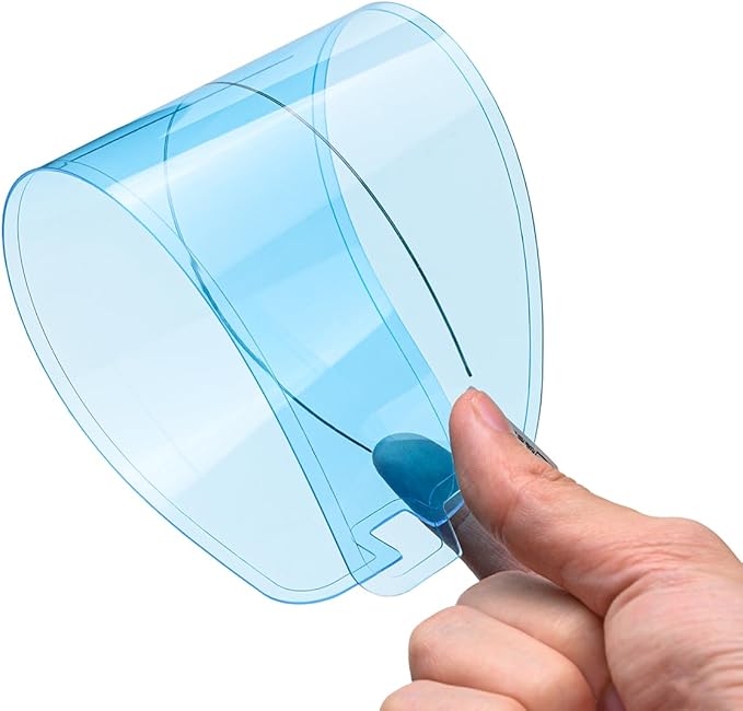 Universal Anti Fog Film for Motorcycle Helmet Visor,Helmet Face Shield Anti Fog Visor Insert,Fog Prevention Visor Lens on Cold Mornings and Rainy Days,Clear Vision Safer Rides,Simple but Effective