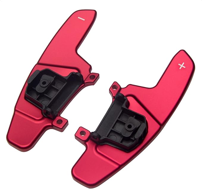 Replacement Steering Wheel Shift Paddle Extended Shifter Compatible with VW Golf 7 Scirocco SAGITAR GLI LAMANDO GTS Polo GTI Car Accessories Aluminum Alloy Red