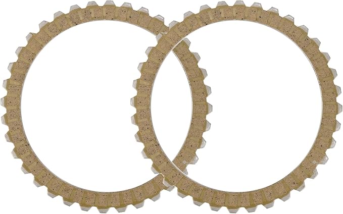 AHL Motorcycle Yellow Clutch Plates For Harley XL883 2004-2008 XL1200 1200X48 SPORTSTER 1991-2011; Bad Boy FXSTSB Dyna Glide Electra OEM:37911-90 307-30-10011 8146-0100