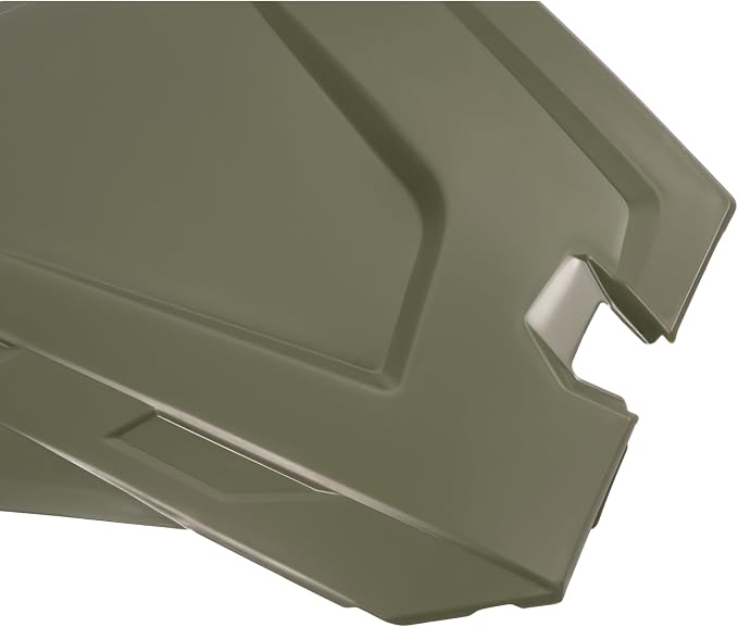 ALMULOO Right Side Cover Compatible with 2014-2024 Polaris Sportsman 570 450 EFI H.O. ETX Models Plastic Green Replacement For 2636441-498
