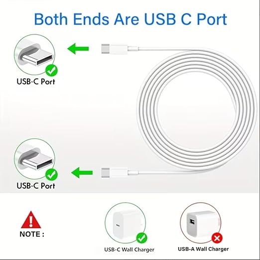 3Pcs/5Pcs 60W Dual USB C Fast Charging Cables,USB C to Type C Fast Charging Cables, Compatible with iPhone 17/16/15/15 Pro/15 Pro Max/15 Plus/iPad Pro/A5/MacBook/Samsung Galaxy S25/S24/S23 Ultra (5)
