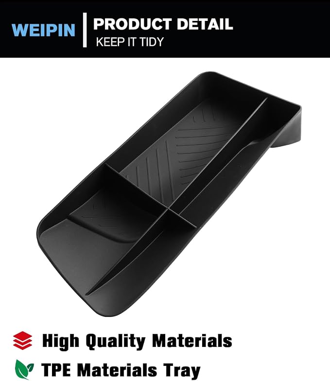 For Center Console Screen Organizer Tray TPE Materials Compatible with 2024-2026 L exus TX350/TX350h/TX450h+/TX500h