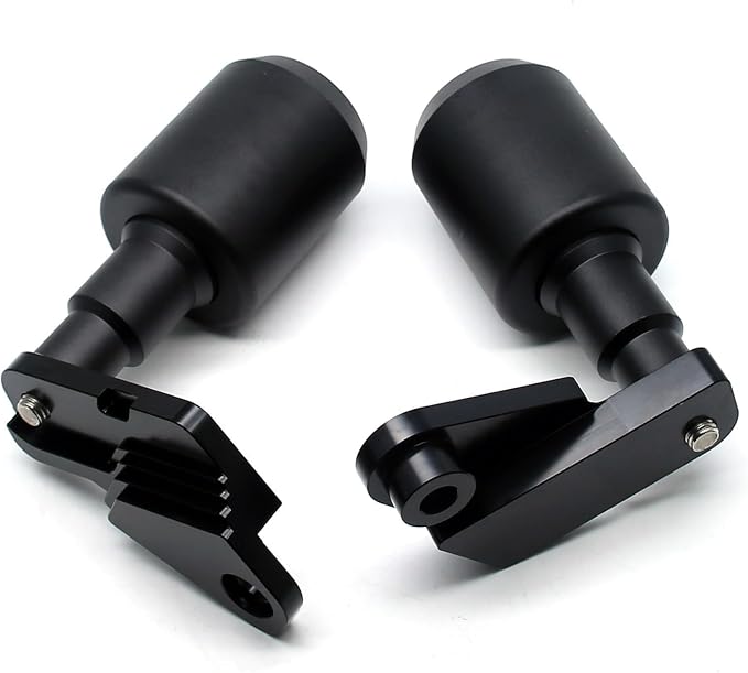 MZS Motorcycle Frame Sliders, Falling Crash Protector Guards No Cut Kits Black Compatible with GSXR 1000 GSXR1000 2006-2016