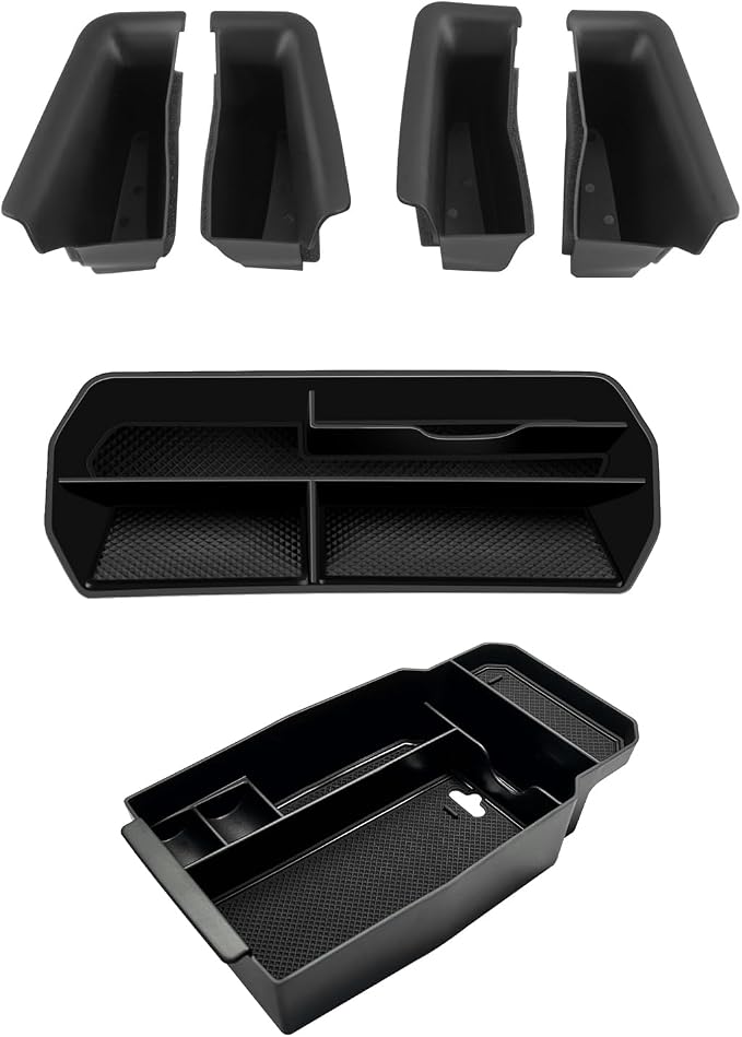 CDEFG 6Pcs for 2023-2026 Mazda CX-50 Center Console Organizer Door Handle | for 2023 2024 2025 2026 Mazda CX-50 Hybrid Accessories Middle Console Storage Box & Door Handle Pockets