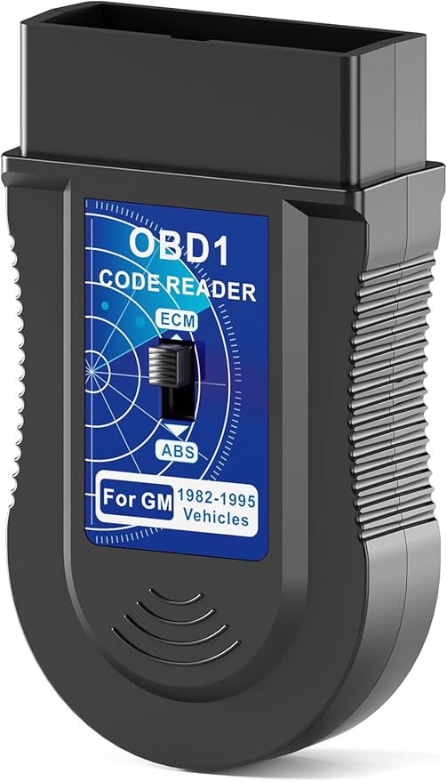 JOPLAY OBD1 Scanner and Code Reader ONLY Compatible with GM 1982-1995 Vehicles, ECM ABS Diagnostic Scan Tool with Instructions in English, Spanish, and French (Blueblack)