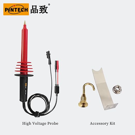 PINTECH 50kV High Voltage Probe for Multimeter,±1% Accuracy, Multimeter Probe Attenuation Ratio 1000:1, Upgraded HVP-50, HVP-50A