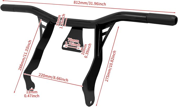 Motorcycle Crash Bar Engine Guard Highway Crash Bar Fit for Harley Touring Street Glide Road Glide Road King Electra Glide Ultra (2009-2013 Touring)