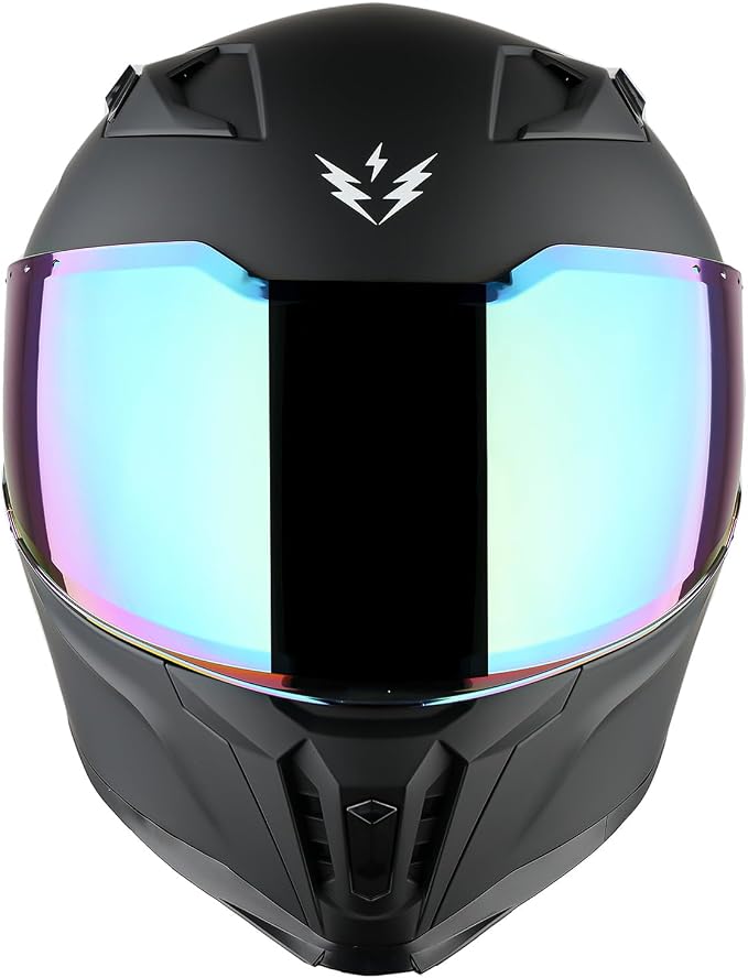 1Storm Motorcycle Full Face Helmet for Adults Men and Women Street Bike Racing Helmet DOT Approved with one Extra Clear Shield