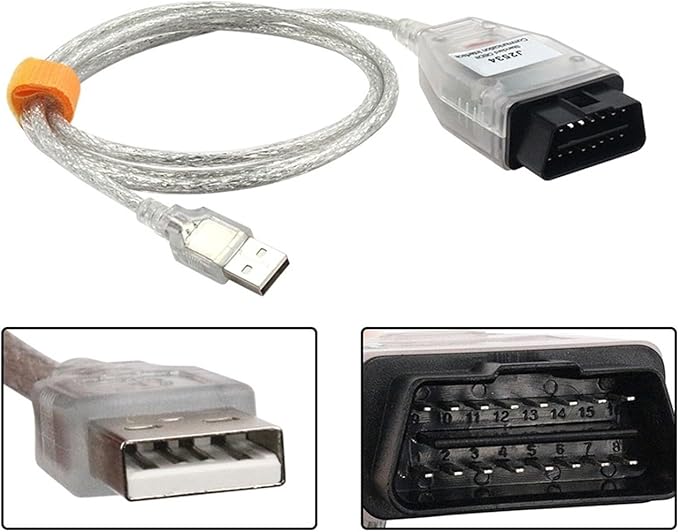 V18.00.008 Vci Compatible with Toyota J2534 OBD2 Car Diagnostic Cable FTDI Chip TIS Techstream MINI-VCI OBD2 Auto Diagnostic Scanner