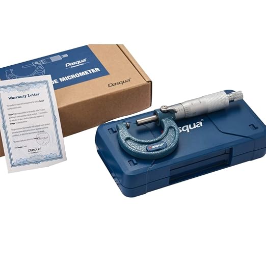 Dasqua 4510-2305 0-1" Ball Spherical Face Micrometer