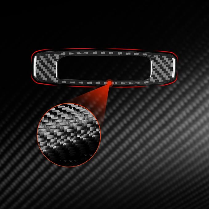 Soft Real Carbon Fiber Compatible with Nissan Altima 2013 2014 2015 2016 2017 2018 Interior Accessories Car Sunroof Handle Trim Cover