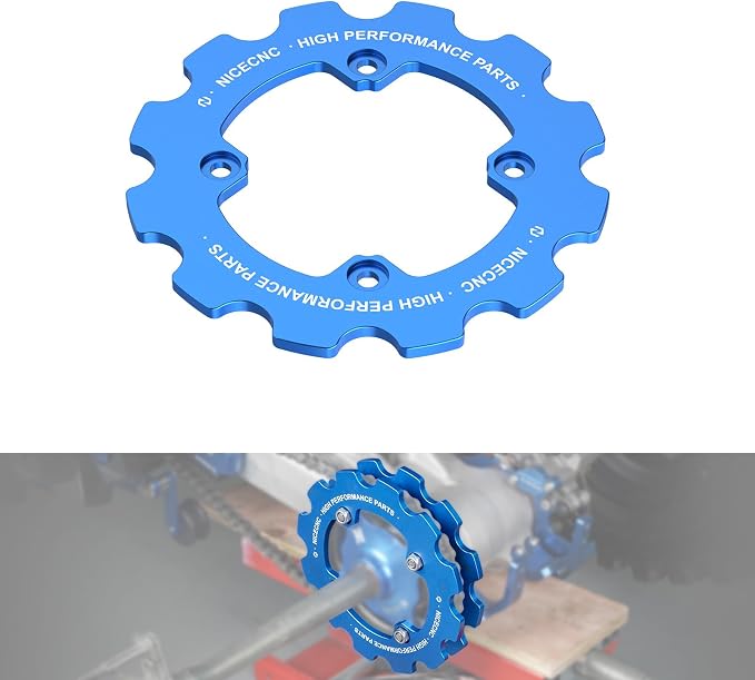 NICECNC Blue ATV Chain Guard Compatible with Yamaha Raptor 700R YFM700R 2012-2026, Raptor 700 YFM700 2013-2026, Raptor 700 YFM700 2006-2011