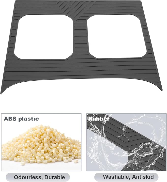 SKTU for 2027 Kia Telluride Wireless Charging Mat 2027+ Telluride Center Console Non-Slip Mat Kia Telluride 2027 Accessories 2027 Telluride Rubber Console Pad-Durable