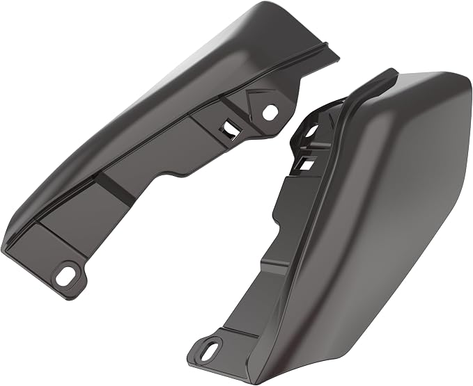 Color - Matched Mid Frame Air Deflectors Heat Shield, Perfectly Fit for Harley Touring Models 2009-2026 Black Forest