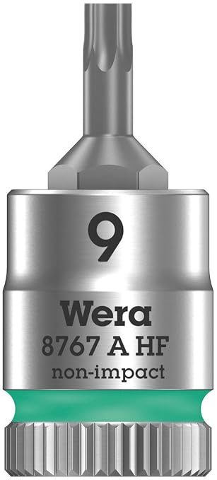 Wera 05003882001 Belt 3 Torx Hf Bitnuss/Set Torx with Holding Function