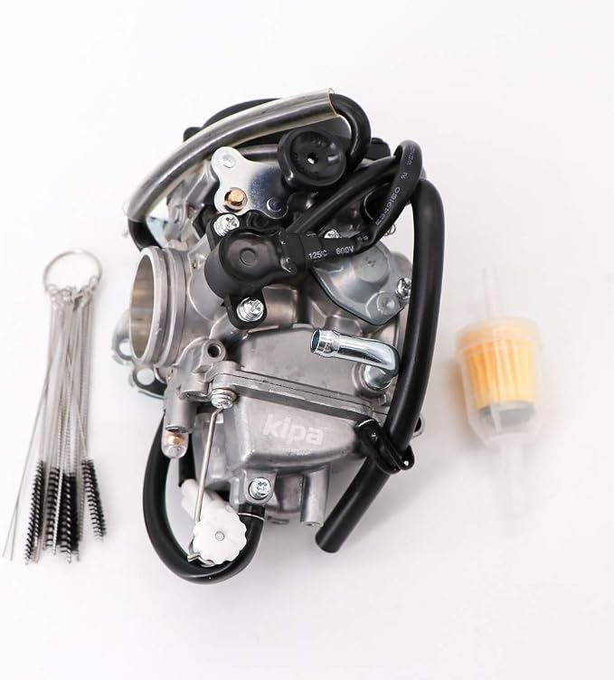 KIPA Carburetor for Suzuki DRZ400 DRZ 400 DRZ400SM DRZ400S 2005-2018 Replace # 13200-29FB4 With Filter & Carbon Dirt Jet Cleaner Tool Kit Durable