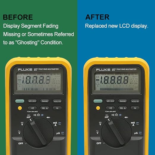 Display Replacement for FLUKE 87 87- LLL Kent-Moore J-39200 Digital Multimeter