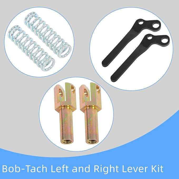 WFLNHB Bob-Tach Left and Right Lever Kit Replacement for Bobcat 751 753 | Replacement for 763 773 7753 863 873 S130 S220 S250 S300 A220 A300 S100 S130 S150 S160 T110 630 631 632 641, 6724775 6724776