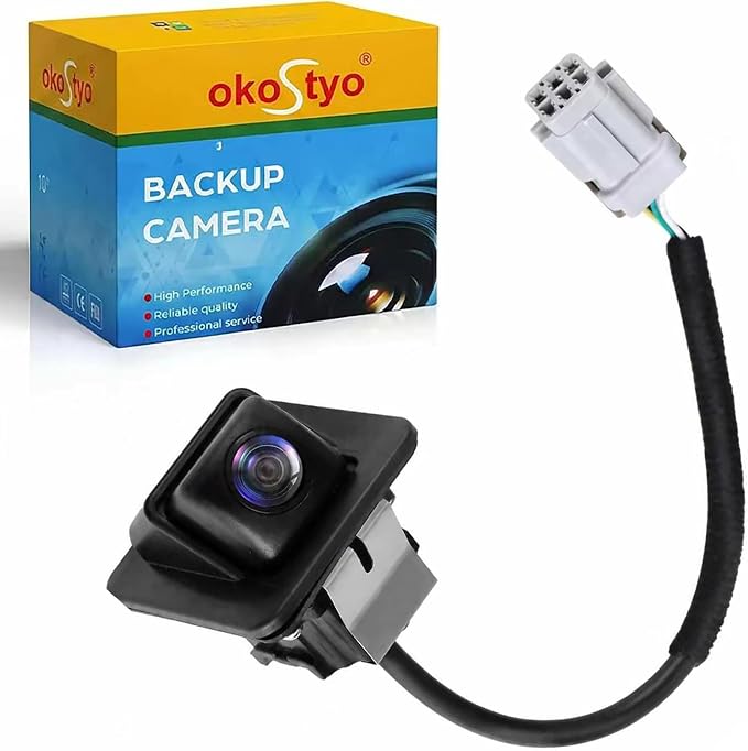 No. 95760-A7000 Rear View Backup Reverse Parking Camera/Rear View Camera | Compatible with Kia Forte 1.8L/2.0L LX EX SX LX Fits 2014 2015 2016 [6 PINS] - Rear Replaces OEM Part #95760A7000