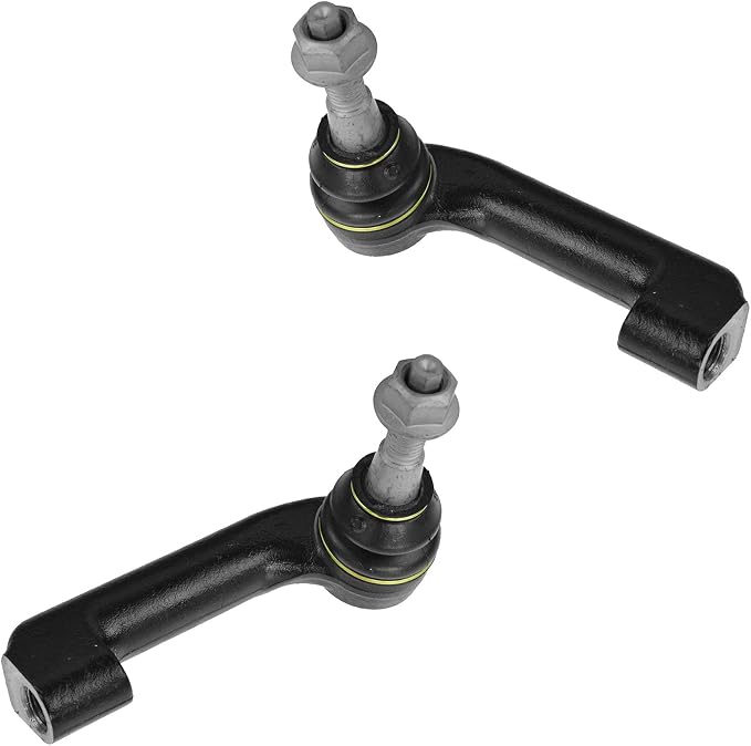 TRQ Outer Driver and Passenger Side Tie Rod Set 2 Piece Compatible with 07-24 Ford Expedition 09-24 Ford F-150 07-24 Lincoln Navigator