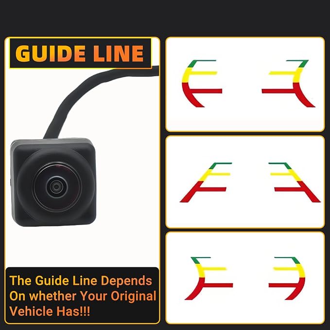 Backup Camera Compatible with Chevrolet Malibu 2023-2024 1.5L 4Cyl, Reverse Parking Assist, Plug-and-Play OEM Replacement Rear View Camera Replaces# 84543080 42861580