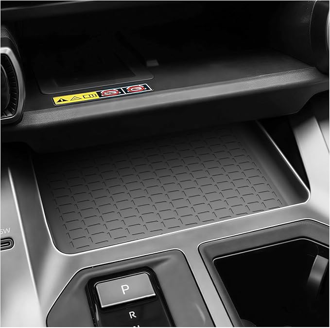 SXCY for 2026 Toyota RAV4 Center Console Protective Mats for 2026 Toyota RAV4 Accessories Front Center Console Inserts Liner Anti-Slip Anti-Dust Waterproof Mats