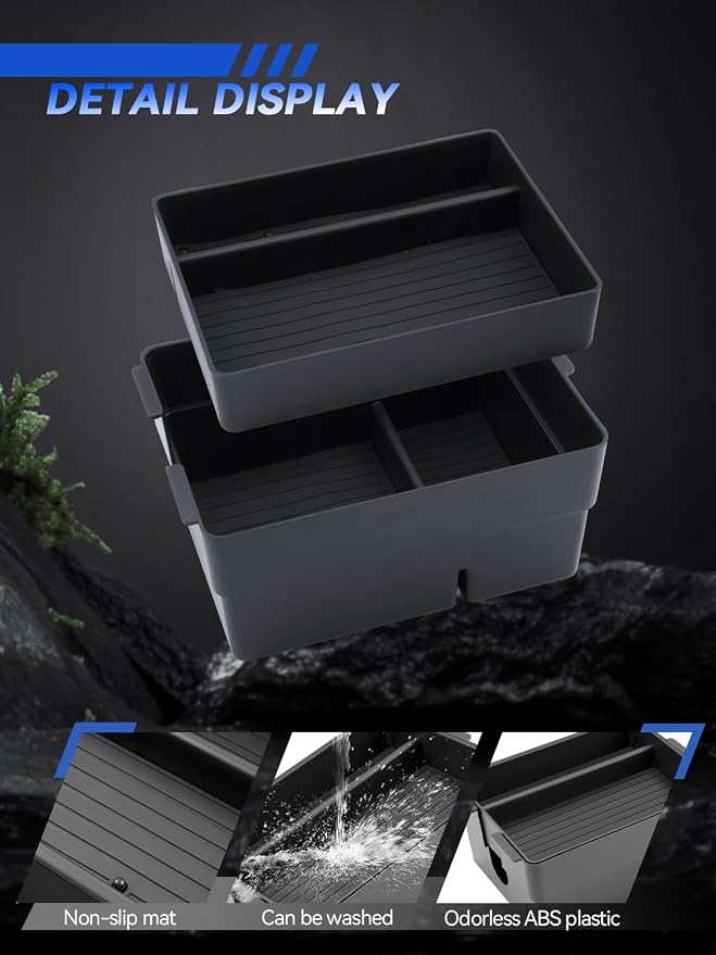 for TX Center Console Organizer 2024 2025 2026 Lexus TX 350/500h/550h+ Accessories Armrest Tray Middle Storage Box Insert Container Durable ABS Plastic
