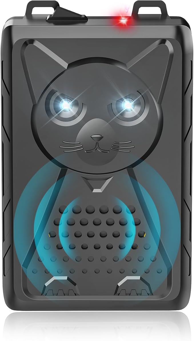 Ultrasonic Pest & Rodent Mouse Squirrels Repellent, Plug-in Electronic Rat Bat Bug Spider Repeller, Battery Operated Deterrent Control Mice for Car Engines, Replace Mouse Traps Indoor, Outdoor 1 Pack