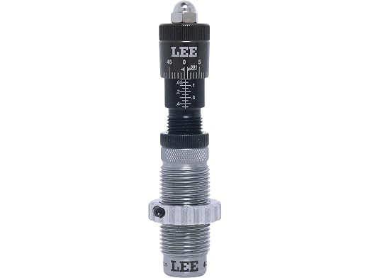 Lee .380/9mm/40 S&W/10mm Micrometer Factory Crimp Seater Adapter, Black, 92128