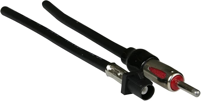 Metra 99-3014G Chevy Silverado and Sierra 2014-UP Single DIN/Double DIN (Black) & 40-EU10 Antenna to Radio Adapter Cable for Select 2002-Up BMW/Volkswagen Vehicles,Black