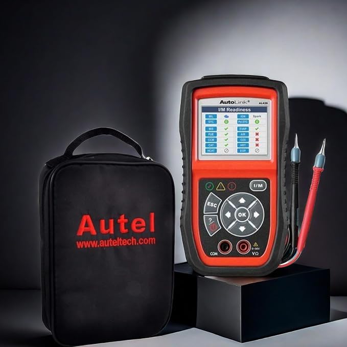 Autel AutoLink AL439 OBD2 Scanner, 2024 OBD2/EOBD Code Reader & Electrical Testing Diagnostic Scan Tool, I/M Readiness, Reads & Clears Codes, Live Data, Work on 1996 & Newer for DIYers Professionals
