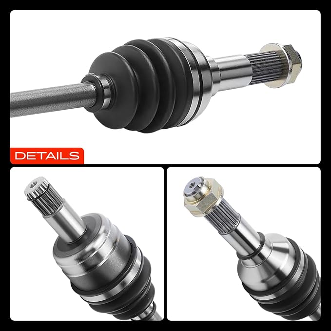 A-Premium CV Axle Shaft Assembly Compatible with Yamaha Rhino 450 2006-2009, Rhino 660 2004-2007, Front Left Driver Side, Replace# 5UG-F510F-20-00, 5KM-2510J-20-00