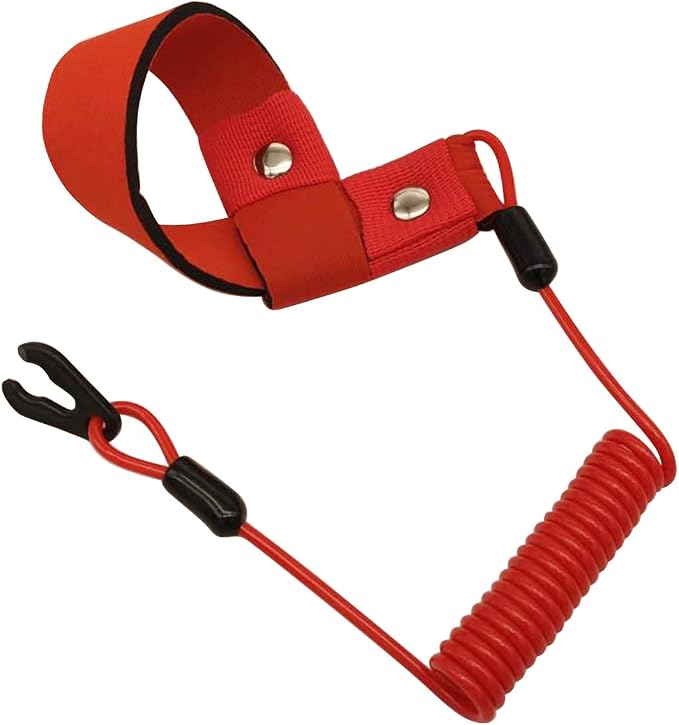 Handlebar Start Stop Kill Switch Box Aassy & Safety Lanyard for Yamaha WaveRunner 500 WR500 650 WR650/WRA650/WRB650 700 WRA700/WRB700/XL700 WaveBlaster 700 WB700 WaveRaider 700 RA700 1100 RA1100