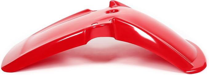 ALMULOO Front Fender Plastic ABS Red Compatible with 1983-1985 Honda ATC200X Three‑Wheeler