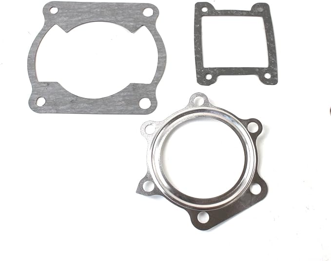 66mm Bore Cylinder Piston Gasket Top End Rebuild Kit 2XJ-11311-02-00 3JM-11351-02-00 Direct OE Replacement Fits Yamaha Blaster 200 YFS200 1988-2006 Complete Engine Repair Set
