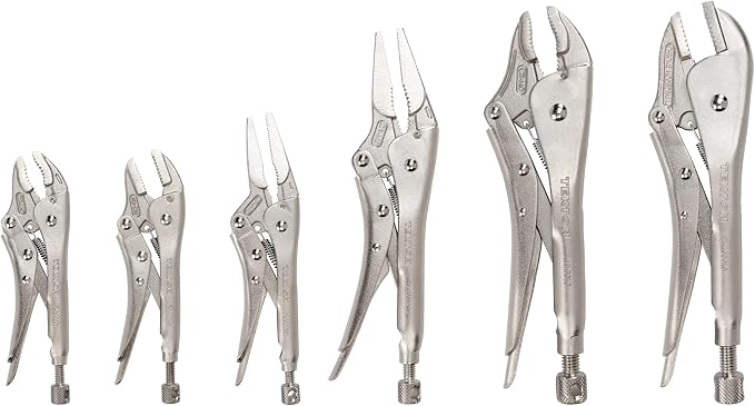 TEKTON Locking Pliers Set, 6-Piece | PLK99903