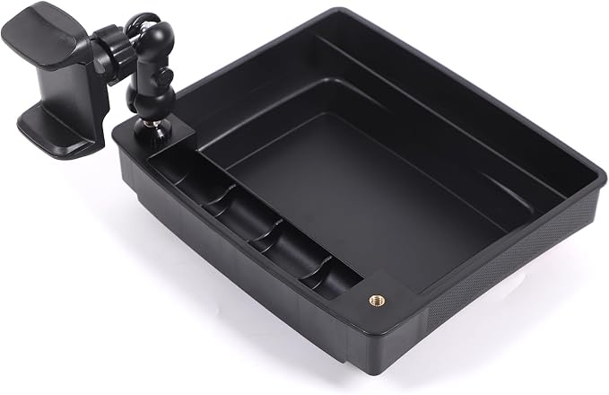 Car Dashboard Storage Tray Compatible with Nissan Frontier 2009-2017 ABS Dashboard Non-Slip Storage Organizer Tray with Phone Holder Mount Interior Accessories (Style B)