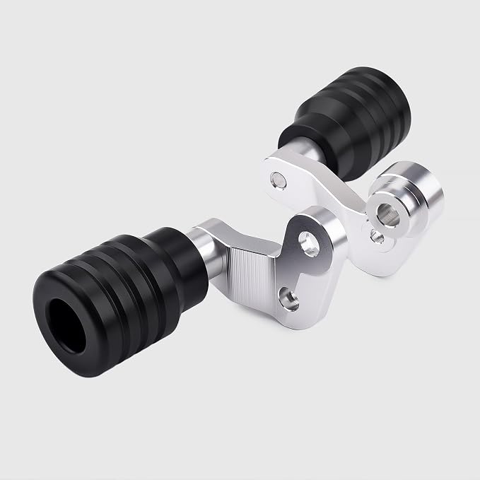 Motorcycle Frame Sliders Guard Crash Engine Fairing Falling Protector compatible with Ninja ZX-6R ZX6R ZX636 2024 (Silver)
