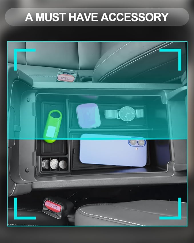 CDEFG for 2026 Murano Center Console Organizer for 2025 2026 Murano Accessories Middle Console Organizer Armrest Storage Box