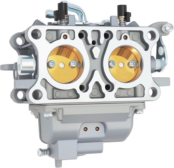 Carburetor Fit for Kawasaki FD750D 4-Stroke Engine, Replace 15003-2776 15003-2813 15003-2879 15003-2968 15003-2977 15004-1045 15004-1046 with Oil Filter